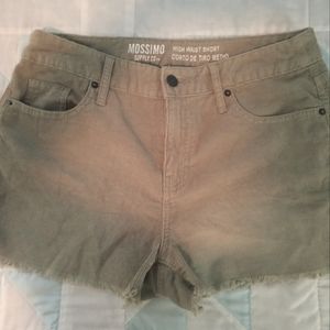 Corduroy Shortie Shorts
